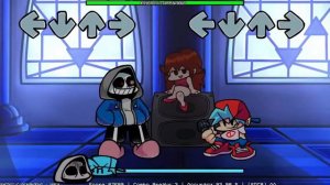 FNF vs Dusttale Sans | Пока что Геноцид Концовка..