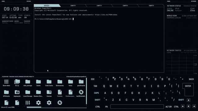 eDEX-UI Alternative to CMD and Power Shell for Windows PC 2022 Installation and Test смотреть онлайн