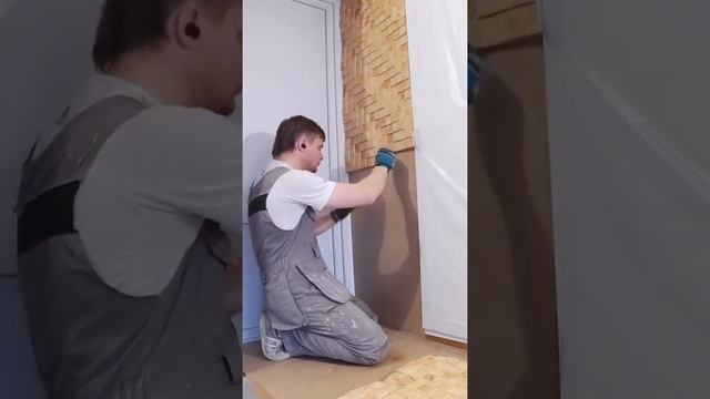 3D СТЕНА ИЗ ОБРЕЗКОВ ДЕРЕВА СВОИМИ РУКАМИ смотреть онлайн