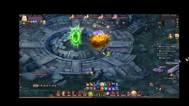 Eudemons Online - Dragon Continent - Activate Wealth Shrine Part 1 смотреть онлайн