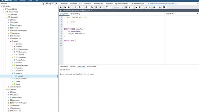 PostgreSQL Dersleri 15 : SMALL SERIAL Veri Tipi смотреть онлайн
