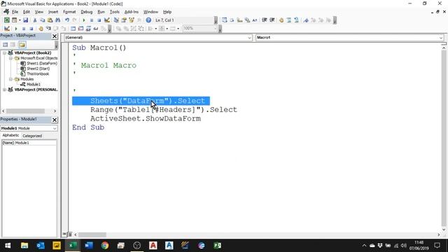 Excel DataEntryForms and VBA смотреть онлайн