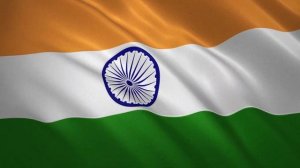Развевающийся флаг Индии / Waving Flag of India