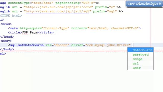 JSTL Tutorials for beginners 3 how to select record from database using jstl tags part 2 смотреть онлайн