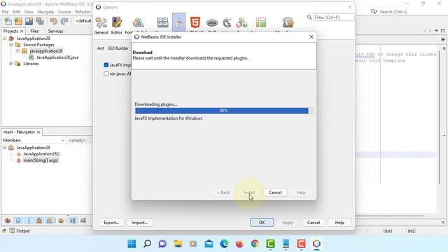 How To Install NetBeans 12.6 with JDK 17.0.1 and JavaFX 17.0.1 on Windows 11 x64 смотреть онлайн