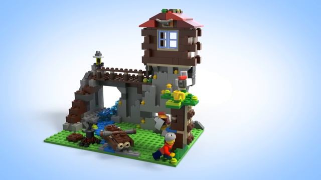 LEGO Creator - 31025 Домик в горах смотреть онлайн