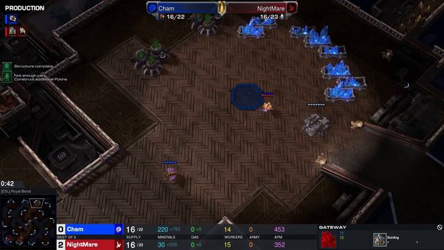 Starcraft II IEM Katowice 2023 Feb8 Cham(Z) v NightMare(P) смотреть онлайн