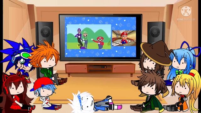Fandoms react to Mario reacts to Nintendo memes(by SMG4) смотреть онлайн