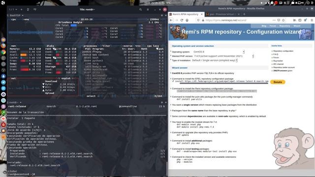 Como instalar php 7.4 en Centos 8 - Mas fácil, IMPOSIBLE ? смотреть онлайн