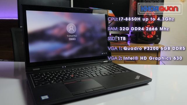 REVIEW LAPTOP LENOVO THINKPAD P52 CAO CẤP | KHOAQUAN.VN | LAPTOP XÁCH TAY USA смотреть онлайн