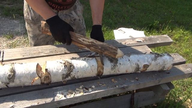 Мастерская "Слон & К." Тест ножа из дамасской стали. Часть 2. смотреть онлайн