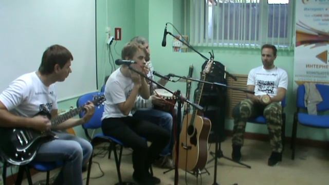 квартирник. Руза. МО. 09.07.2016. часть 2. варган. флейты. перкуссия. импровизации. смотреть онлайн