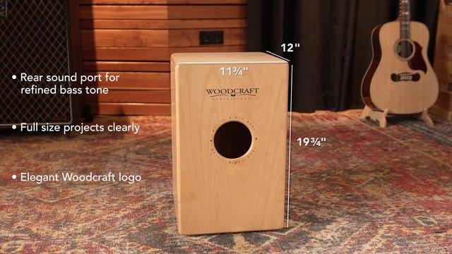 MEINL Percussion - Woodcraft Professional Series Cajon - Makah Burl - WCP100MB смотреть онлайн