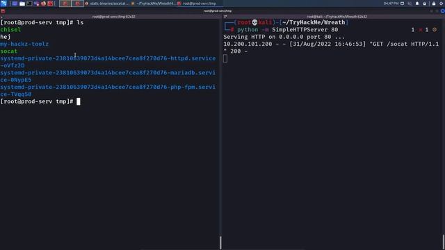 TryHackMe-Wreath Active Directory Series Task17-20 смотреть онлайн