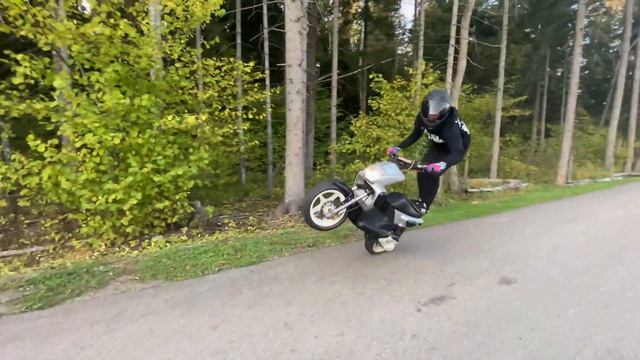 КАК НАУЧИТЬСЯ СТАНТРАЙДИНГУ за 1 минуту?/HOW TO DO WHEELLIE смотреть онлайн