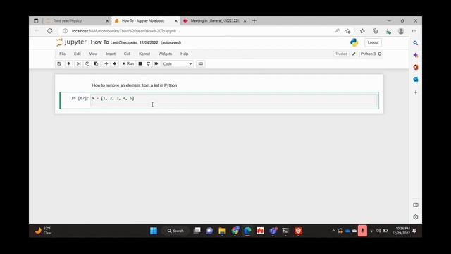 ✅ How To Remove An Element From A List In Python ? смотреть онлайн