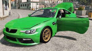 Машины против боллардов – BeamNG.Drive