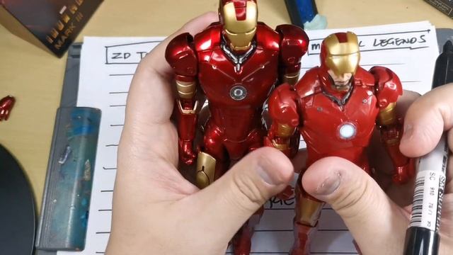 ZD Toys VS Marvel Legends - Iron Man Mark 3 - Marvel Infinity Saga