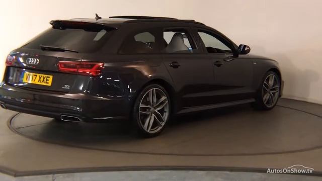 VO17XXE AUDI A6 AVANT TDI QUATTRO S LINE BLACK EDITION GREY 2017, Nottingham Audi смотреть онлайн