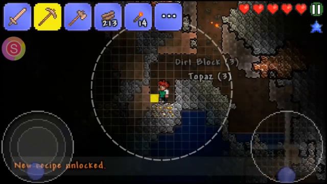 Terraria на android #2 пещерка смотреть онлайн