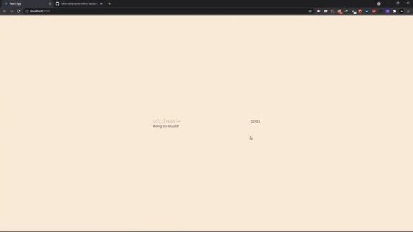 Liquid Distortion Image Hover Transition Effect using React.js Three.js and GSAP | hover-effect.js