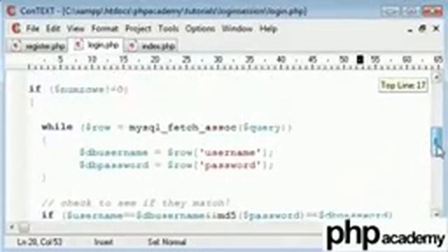 PHP Tutorials Register & Login User registration (Part 5) смотреть онлайн