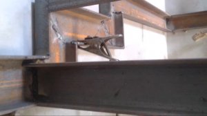 Лестница из металла под заливку бетоном.