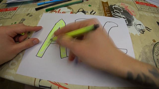 How to draw letters?Harflarni qanday chizish mumkin?Как нарисовать буквы? смотреть онлайн