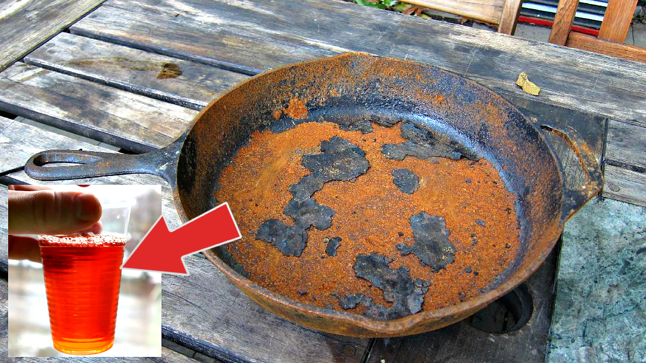 За 3 минуты эта сковородка будет блестеть. Бытовая химия против нагара на сковороде. смотреть онлайн