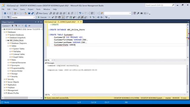 SQL CREATE Function | CRUD Operation | How to create database | How to create Table | SQL Server смотреть онлайн