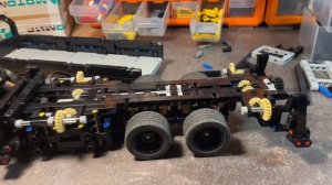Кран-Борт Скания 8х4 / Борт и Выдвижные опоры / LEGO TECHNIC самоделка
