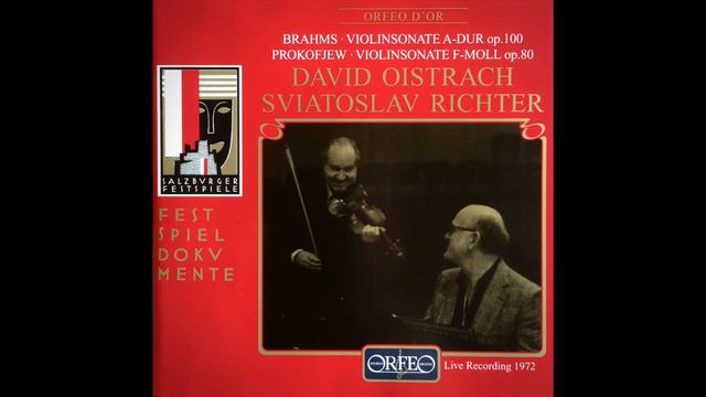 Johannes Brahms (1833 - 1897) | Violin Sonata Op 100 | A major | David Oistrakh & Sviatoslav Richte смотреть онлайн