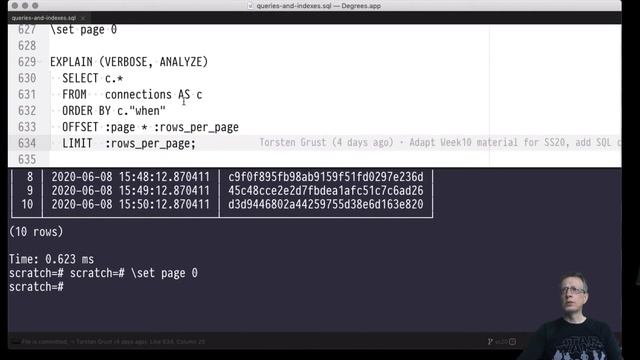 DB2 — Chapter #10 — Video #58 — An efficient implementation of paging (NO OFFSET) смотреть онлайн