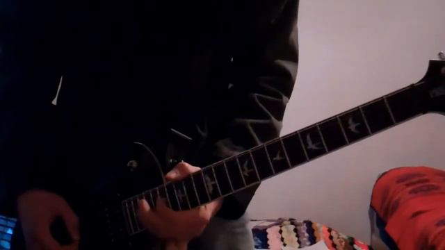 Skillet The last night live Guitar Cover +outro Drop B смотреть онлайн