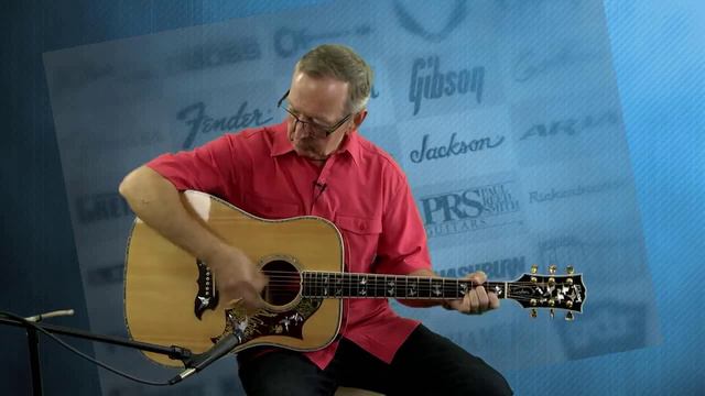 2007 Gibson Acoustic Guitar - Gibson Custom Shop Doves in Flight Guitar w/case 515-864-6136 смотреть онлайн