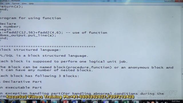 Oracle Tutorial ||onlinetraining|| PL/SQL Part - 7 by RealTime Expert смотреть онлайн