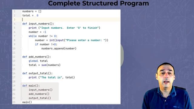 Python - Lesson 7 Structured Programming Using Functions смотреть онлайн