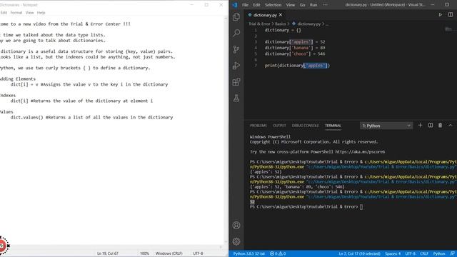 Python - Basics - Dictionaries смотреть онлайн
