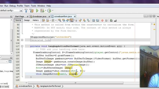 Membuat Webcam Menggunakan Java pada Netbeans Part 3(3/3) смотреть онлайн