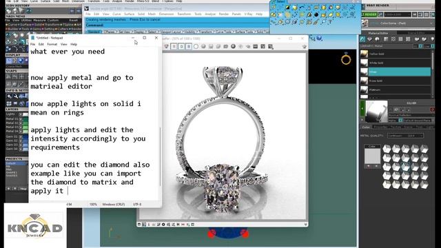 How to render jewelry in matrix and vray material editor смотреть онлайн