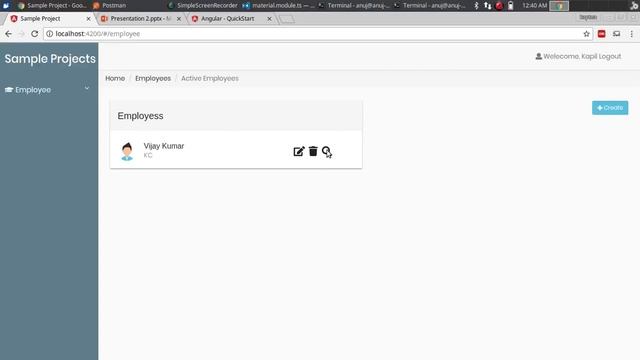 Angular + Spring Boot CRUD Example Tutorial смотреть онлайн