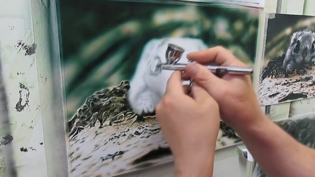 Белка. Часть четвёртая. Прорисовка шерсти. смотреть онлайн