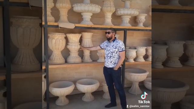 Дагестанский камень. Вазоны из Дагестанского камня. смотреть онлайн