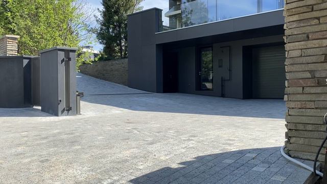 Телескопические откатные ворота обшитые алюминиевым листом смотреть онлайн