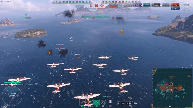 Newcomer Hakuryu - World Of Warships X Azur Lane Mod смотреть онлайн