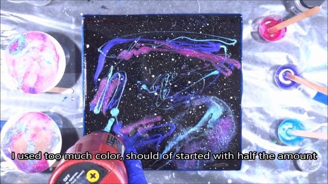 Small Resin Galaxy Pour Art (184) смотреть онлайн