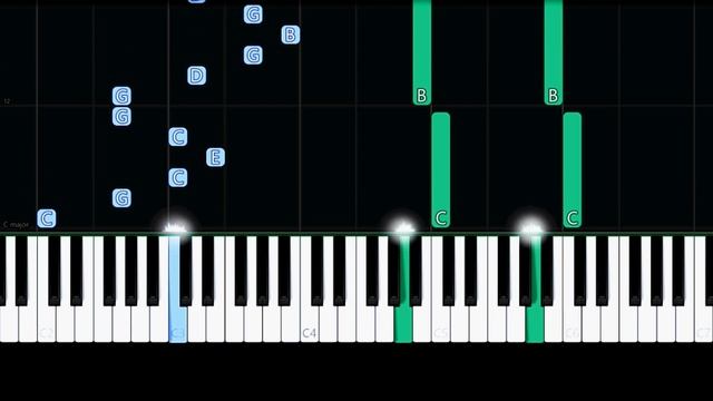 The Giver - Rosemary's Theme (Intermediate Piano Tutorial) смотреть онлайн
