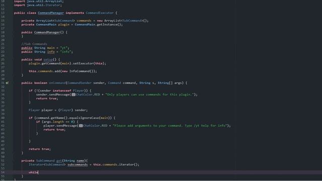 Advanced Bukkit Coding - Command Manager - Episode 21 смотреть онлайн