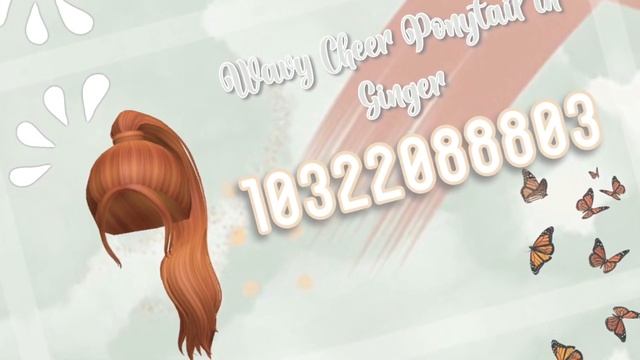 30+ GINGER HAIRSTYLES & HAIRCODES TO USE IN ROBLOX / BLOXBURG - ETERNXITY смотреть онлайн