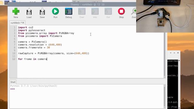 RECONNAISSANCE DE TEXTE, OCR, avec une caméra, un Raspberry pi et python (opencv/tesseract) смотреть онлайн